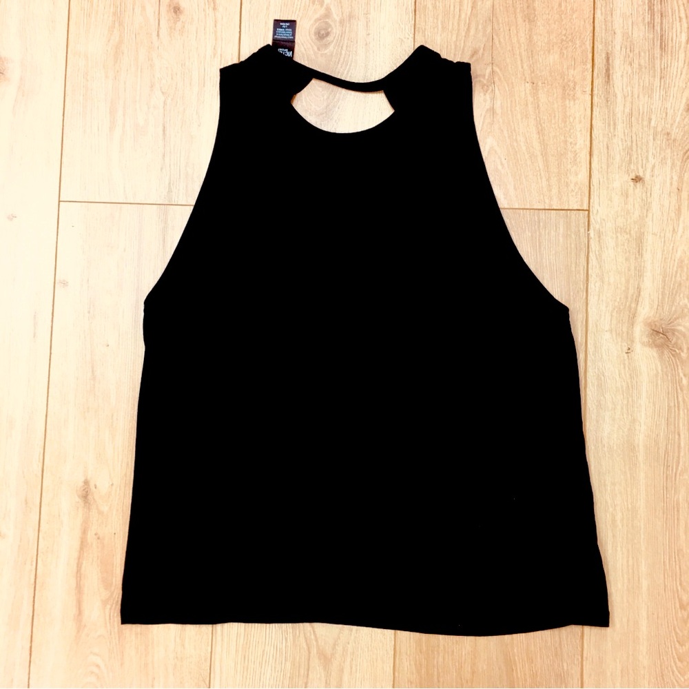 Victoria Secret Sport logo tank top workout fitness baggy sleeveless large - Picture 3 of 4
